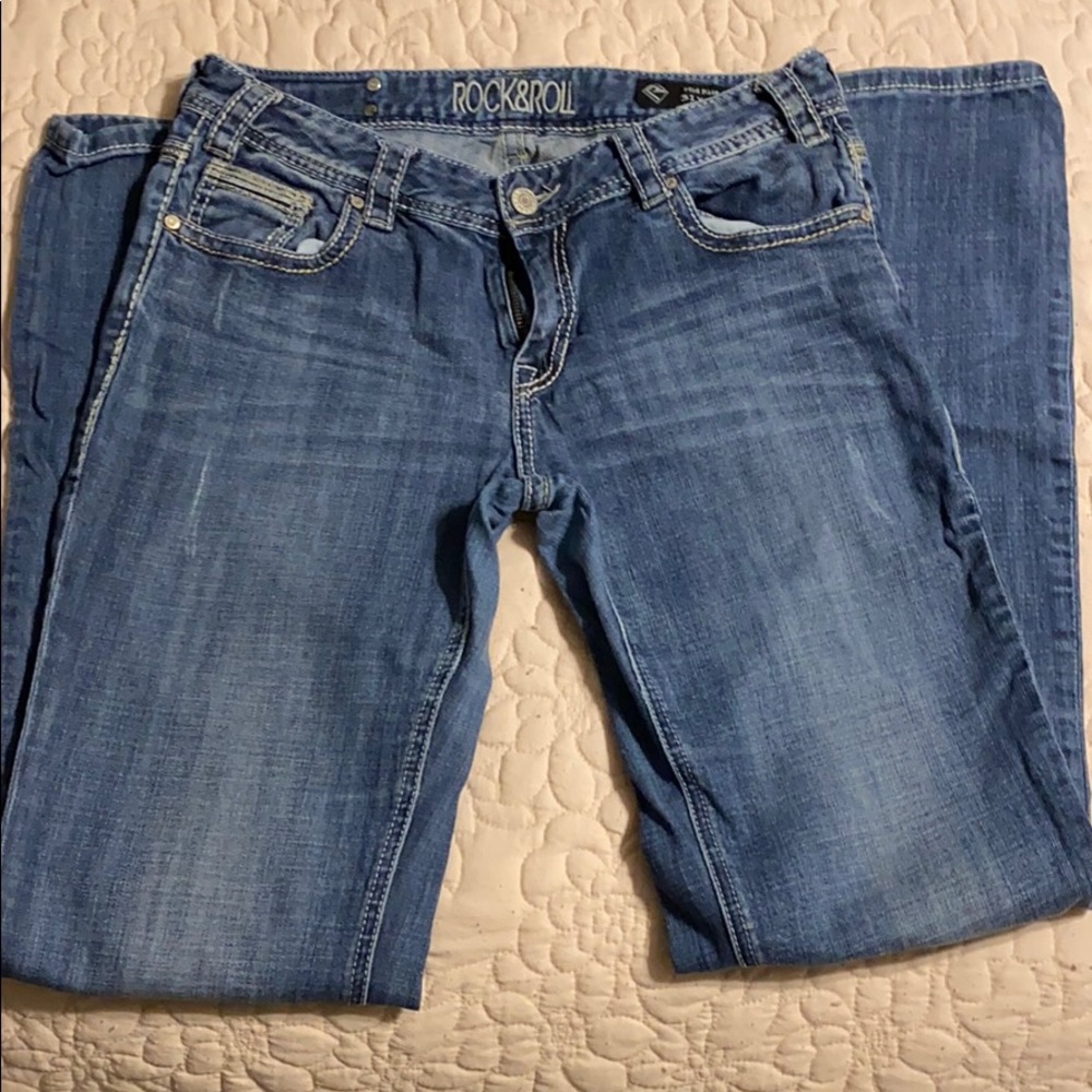 Rock and Roll women’s mid rise 31x36 jeans